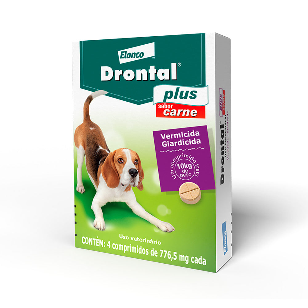 Vermífugo Elanco Drontal Plus Sabor Carne - Cães 10 Kg