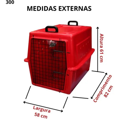 Caixa De Transporte Pets - Modelo 300 e 400 - Duas Trincas