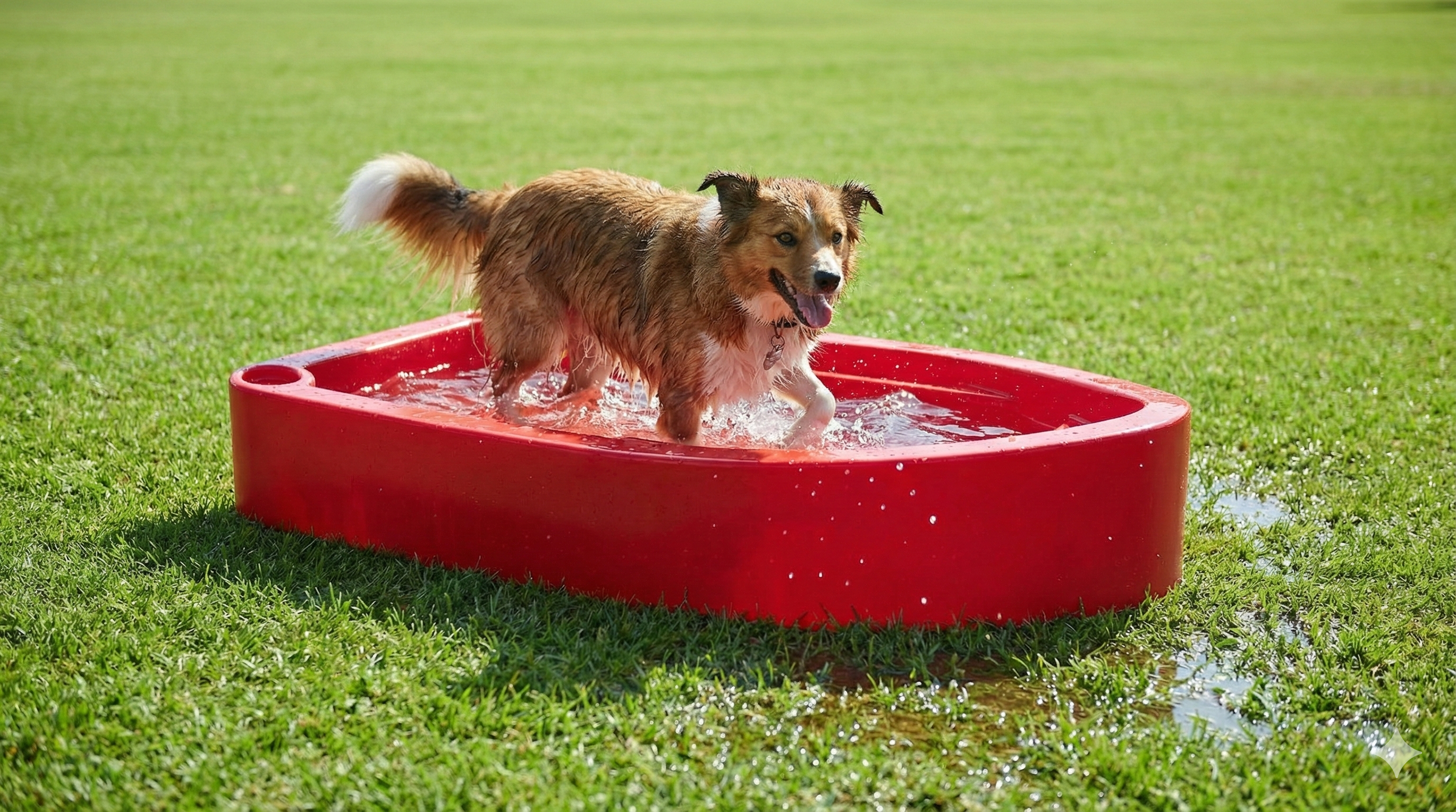 Piscina para Cachorro Barquinho Pet Vermelho - Freso